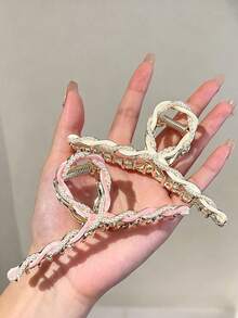 女款極簡金屬時尚髮夾 大號百搭約會髮夾 優雅高級髮爪 髮飾 時尚裝飾 女用髮飾 髮型造型工具 美容配件 女用捲髮髮飾 秋季 旅行 髮型造型工具 女用配件 髮飾 秋季 髮型造型工具 美容配件 禮物 旅行 成人禮物髮飾 女用禮物靈感 美容 女用禮物 優雅髮爪夾 夏季穿搭 - 彩色 - 查看 20