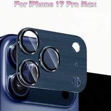 1 قطعة فيلم حماية عدسة معدني متوافق مع Apple 17 Pro Max/17 Air/17 Pro/17، تغطية كاملة مع تحديد الموقع، سهل التركيب، زجاج مقسى مضاد للخدش ومضاد للسقوط، وسادة حماية العدسة، متوفر باللون البرتقالي والفضي والأزرق وألوان أخرى، حماية كاملة للكاميرا، إكسسوارات الهاتف - متعدد الألوان - مشاهدة 24