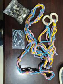 Stuffed Animal Storage Rope Set, Includes 20 Metal Clips, Adjustable Hanging Display Organizer, Wall Decor Hanging Rope, Suitable For Dolls, Photos, Hats And Holiday Decorations, Applicable For Bedroom, Nursery And Home Decor - View 6