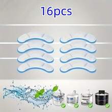 Set Filter Pengganti Air Mancur Minum Kucing 4pcs/8pcs/16pcs/24pcs - Kompatibel dengan Air Mancur Minum Hewan Peliharaan WF050 WF060 WF100, Menyediakan Air Minum Bersih - Desain Sederhana, Mudah Dipasang - Tidak Membutuhkan Baterai - beraneka warna - View 5