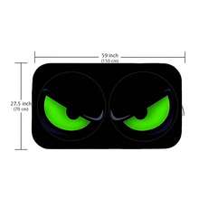 1 buah Pelindung Matahari Kaca Depan Mobil Motif Mata Marah Hitam, Aksesori Interior Mobil, Pelindung Matahari Jendela Mobil, Pelindung Matahari Kaca Depan Mobil, Aksesori Interior Mobil, Bahan: Poliester, Cocok Untuk Sebagian Besar Kendaraan, Cocok Sebagai Hadiah Untuk Keluarga Dan Teman - A - View 10