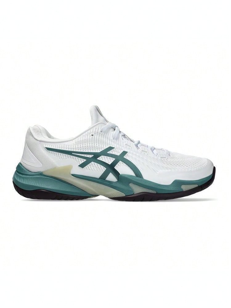 Asics Men's COURT FF 3 Tennis Shoes Low-Top 1041A370-107 - Olive Green - View 1