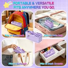 1 Set Pembersih Kuas, Pembersih Kuas Multifungsi Baru, Wadah Cuci Kuas Portabel Kapasitas Besar 450ml, Penggantian Air Otomatis, Warna yang Dapat Diatur - Beraneka warna - View 9