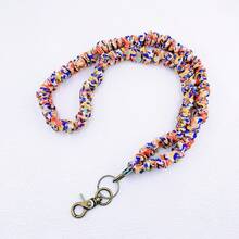 1pc Floral Print Cute Polyester (Polyester) Phone Lanyard ID Badge Holder Keychain Suitable For Daily Wear And Christmas Gift - Lanyard - View 6