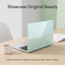 1pc Laptop Protective Case, Compatible With Macbook Air 13 Inch, 13 Inch Hard PC Transparent Green 2026 M5, Compatible With Macbook Pro 16 Inch Protective Case Pro 14 M4 M3 M2 M1, Air 13.6 (2022-2026) Protective Case Pro 13 2016-2022, Shockproof, Birthday Gift, Back To School Gift - View 6