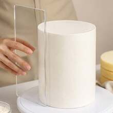 Transparent Cake Cream Scraper Cake Making Scraper Rectangular Acrylic Cake Baking Tool Cake Decorating Tools Kitchen Tools - Clear - View 2
