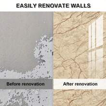20 Pieces Of Easy To Stick Marble Patterned Wall Stickers - Made Of Waterproof PVC Material, Can Be Cut And Peeled Off, Suitable For Home Decoration Wallpaper, Suitable For Bathrooms, Kitchens, Living Rooms, Etc - Multicolor - View 8