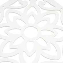 SENDERPICK Hanging Room Divider, 24-Piece White Indoor Room Divider For Home, Hotel, Office, Bar Decoration [Nice Gift For Your Family & Friend] - default - View 4