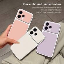 Casing Ponsel Kulit Asli Mewah, Lembut, Matte, Anti-Selip, Tahan Guncangan, Gaya Bisnis Klasik, Kemewahan Tanpa Ribet. Perlindungan Tepi Penuh, Perlindungan Lensa, Sentuhan Nyaman Ramah Kulit dengan Perlindungan Peredam Guncangan yang Tahan Lama, Desain Anti-Sidik Jari. Cocok untuk Reno 15 14 13/16Pro 15 Pro Max/13F 14F 15c 16 Pro 15 Pro Mini - Berwarna merah muda - View 4