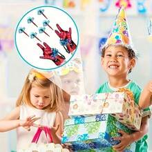 Funny Prank Toy Spider Web Launcher Glove Creative Hero Toy Perfect For Halloween And Christmas Interactive Novelty Toy Durable ABS Material Red - Multicolor - View 5