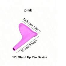 Best-Selling 2-Piece Set, 1 Portable Silicone Female Urination Funnel + 1 Storage Box, Compact Foldable Design With Portable Case, Reusable Standing Urination Device, Suitable For Travel, Camping, Hiking, Hygiene Product - Urinal Set (Includes Storage Box) + 5pcs Cleaning Bags - View 14