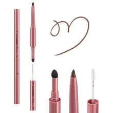 UCANBE 3-In-1 Eyebrow Pencil: Triangle Retractable Eyebrow Pencil, Waterproof Eyebrow Gel And Eyebrow Powder, Create Natural Eyebrow Shape - Medium Brown - View 9