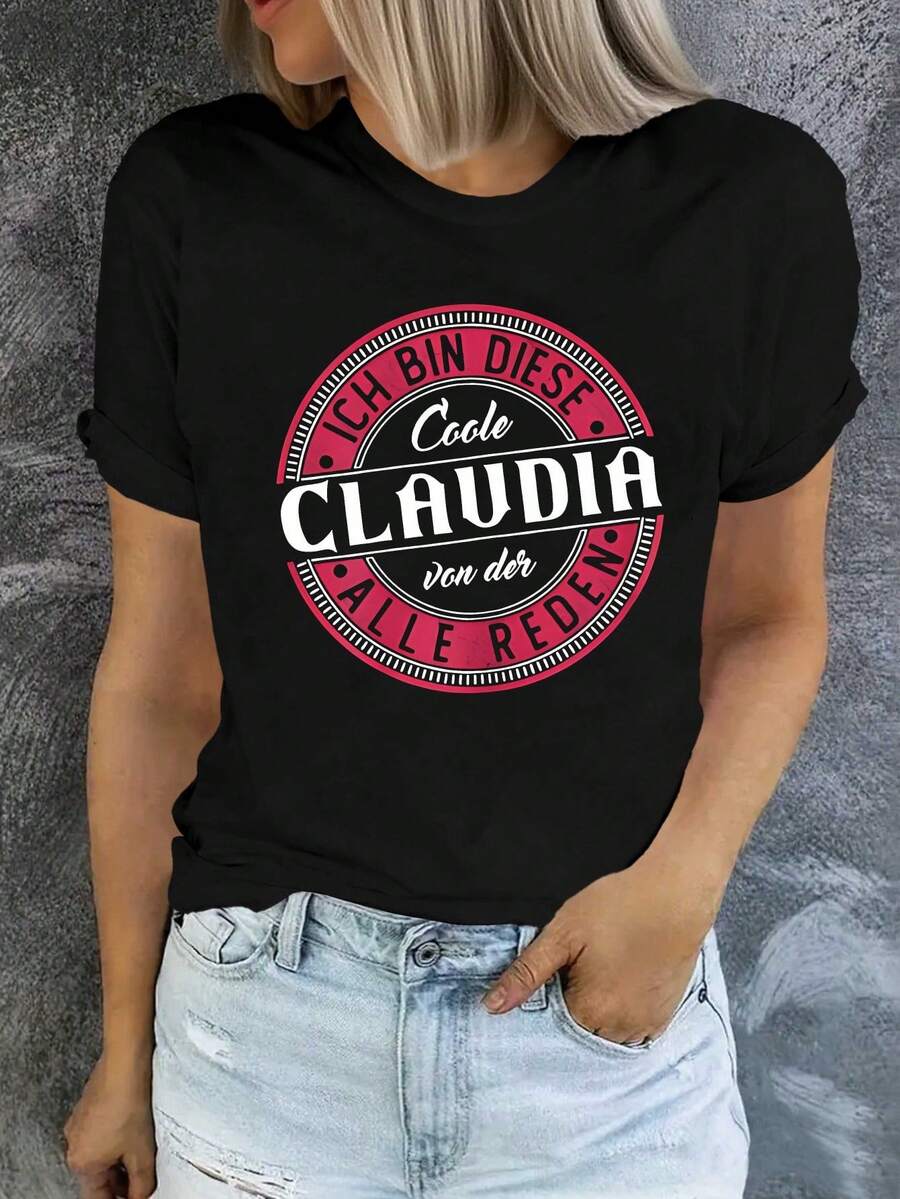 Women T-Shirts - 黑色 - 查看 1