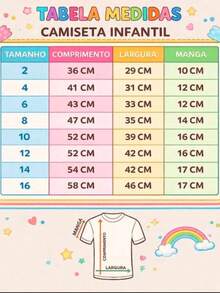 Camiseta Infantil Manga Curto Menino Menina Estampada Cachorro Florido Confortável 100% Algodão Leve Gola Redonda Estilosa - Rosa Bebê - Visão 3