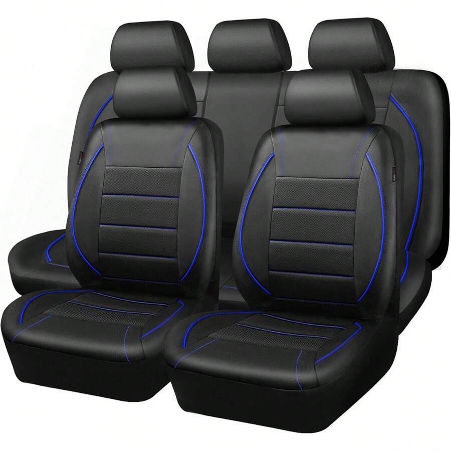 Car Seat Cover - Full Set Blue - View 1