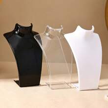 1pc Necklace & Earring Display Stand, Jewelry Model Display Rack, Luxury Jewelry Display Prop, Necklace Bracelet Earring Storage Rack, Suitable For Clothing Store Jewelry Display Container - Multicolor - View 7