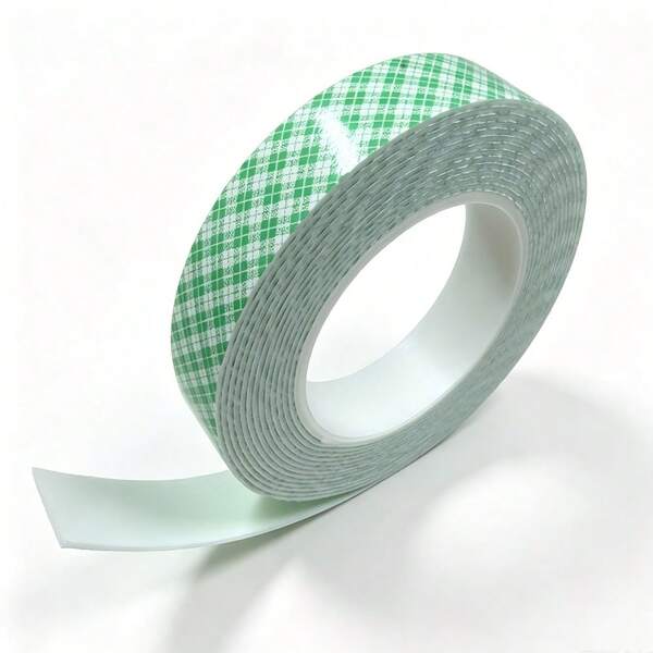 1 Roll 4.5m Long 2.54cm Wide Double-Sided Polyurethane Foam Tape 4032 Double-Sided Durable Adhesive (1 Inch X 5 Yards) Attach, Bond, Install Green Grid Paper Sponge Glue Fix Sponge Strong Adhesive Double-Sided Tape High Viscosity No Residue Display PE Double-Sided Hook Tape EVA Foam Tape White Sponge Double-Sided Tape EVA Double-Sided Tape