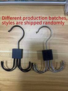 3pcs Rotating Belt Hooks Closet Organizer 360° Space-Saving Hanger For Bra Tank Top Tie Scarf Wallet Accessories Storage Solution - Multicolor - View 11