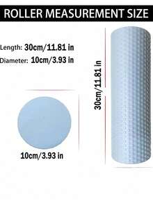 1件/2件 高密度泡沫實心滾輪按摩器，適用於背部與腿部肌肉深層組織按摩 - 泡沫滾輪 - 中密度深層組織按摩器，適用於肌肉按摩與筋膜觸發點釋放，適用於肌肉按摩、筋膜觸發點釋放、健身、瑜伽、皮拉提斯與伸展 - 彩色 - 查看 9