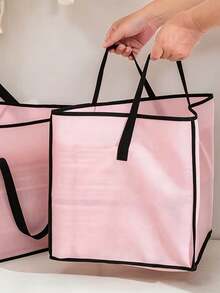 Triangle Hanger Storage Bag, Suitable For Daily Hanger Storage And Organization, Also Used For Storing Clothes In Wardrobe Corners, Space-Saving Storage For Closet Organization, Bathroom Storage, Wardrobe Storage Tool - Multicolor - View 9