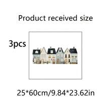 1/3/5pcs European Village House Baseboard Wall Stickers, Peel And Stick Skirting Line Decal For Living Room Hallway Staircase Aesthetic Home Corner Wall Art Decor - Wall Stickers - View 8