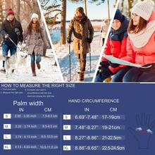 1 Pair Unisex Winter Warm Touchscreen Gloves, Anti-Slip Palm, Fleece Lined Elastic Cuffs For Daily & Outdoor Use - A - View 3
