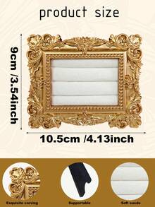 1pc European Vintage Victorian Style Jewelry Display Stand, Can Hold Earrings And Rings, Both Vanity Decor And Handmade Accessory - Multicolor - View 13