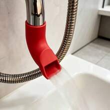 Faucet Extender, Anti-Splash Water Guide, Sink Water Diverter, Universal Faucet Accessory, Kitchen & Bathroom Sink Aid, Water-Saving No-Installation Faucet Sleeve, Water Flow Redirecting Extension Tube, Multi-Scenario Home Water Supply & Drainage Accessory - Multicolor - View 5