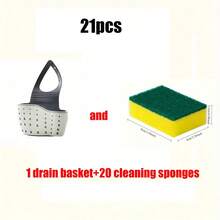 1 buah Set Rak Pengering Dapur Minimalis, Wastafel Rumah, Keranjang Pengering, Alat Penyimpanan, Rak Pakaian, Rak Penyimpanan Dapur, Perlengkapan Penyimpanan Dapur Ideal - A - View 13