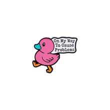 Duck Quote Lapel Enamel Pins And Brooches Badge Pins For Backpacks Bags Backpack Cool Decoration Friend For Gifts - Multicolor - View 13