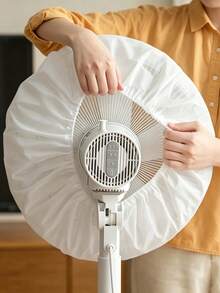 Fan Dust Cover, Durable PVC Plastic Dust Sleeve, All-Season Universal For All Fans, Home And Office Dual Use With Ruffle Edge Design, Elegant Appearance Enhances Space Texture, Sturdy Structure Resistant To Damage, Random Color - Multicolor - View 7