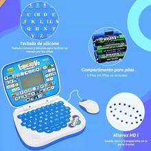 Mini Laptop Educativo De Español/inglés De Juguete Para Niño - Rosa Roja - Ver 5