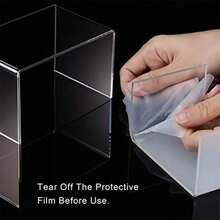 10pcs Transparent Acrylic Display Stand Jewelry Display Stand Doll Storage Rack Store Marketing For Figurines Display Shelf - 1 - View 4