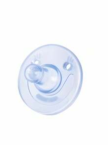Chupete azul calmante para bebé, chupete inductor del sueño para recién nacido, chupete de silicona con cabeza redonda en forma de pulgar - Azul - Ver 9