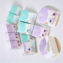 1/2/4/9 Packs New Cartoon Large Size Pattern Handkerchief Tissues,Gentle Kitten 3-Ply 8-Sheet Handkerchief Tissues, Portable Small Pack Tissues, Handkerchief Tissues, Student Pocket Tissues Back-To-School Essentials ﻿ - Multi-color - View 3