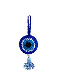 Handmade Crochet Evil Eye Keychain, Colorful Nazar Amulet Bag Charm, Turkish Evil Eye Talisman, Cute Handwoven Backpack Wallet Pendant, Bohemian Style Unisex Accessory Gift, Suitable For Handbags, Wallets, Backpacks, Lucky Evil Eye Charm, Beach Summer Style Decoration, Handwoven Key Ring Pendant, Unique Spiritual Gift For Women, Ideal Gift For Women And Evil Eye Enthusiasts - Multicolor - View 15
