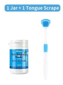 Vaclav 60g 薄荷口味美白牙膏粉 天然牙齒美白拋光 去漬清潔 口氣清新 牙膏替代品 不敏感 - 白色 - 查看 12