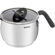 T-fal Lechero con tapa 16cm Opti-Space acero inoxidable apta para inducción mango antideslizante G7371795 - Ver 1
