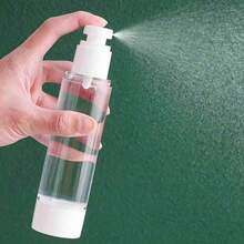 2pcs 50ml Vacuum Spray Bottles, Refillable Cosmetic Water & Lotion, Portable Travel Dispenser Bottle Set, Press-Type Small Spray Bottles, Empty Bottles, Perfume Bottle - Clear - View 5