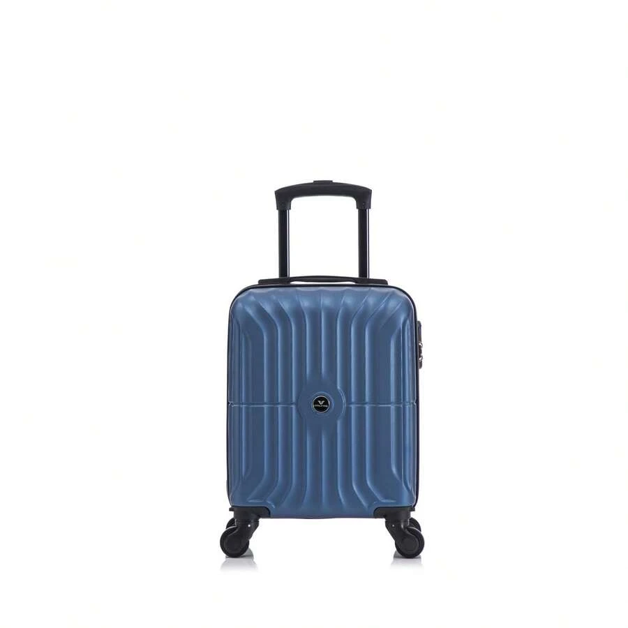 20" ABS Hardside Carry-On Spinner Luggage With TSA Lock, Travel Suitcase With Spinner Wheels And Retractable Handle For Cabin - Navy Blue - View 1