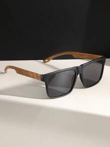 1 Pair Retro Half-Frame Non-Prescription Fashion Glasses, Lightweight And Comfortable, Available In Multiple Colors, Unisex Stylish Accessory With Minimalist Frame Design - Multicolor - View 6