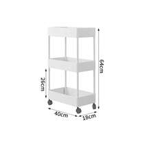LÈRFM Storage Island & Carts - White - View 5