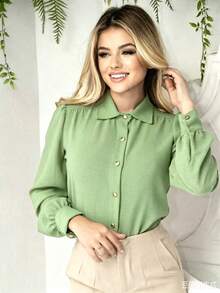 Women Blouses - verde menta - Ver 1