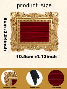 1pc European Vintage Victorian Style Jewelry Display Stand, Can Hold Earrings And Rings, Both Vanity Decor And Handmade Accessory - Multicolor - View 17