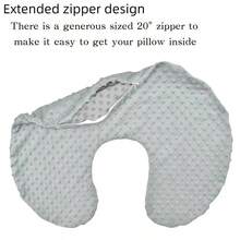 1pc Polka Dot Nursing Pillow Cover, Suitable For Baby Boys And Girls, Super Soft And Breathable Nursing Pillow Cover - Multicolor - View 2