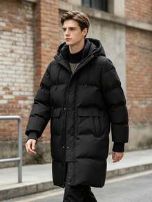 Men Down Coats - Black - View 2