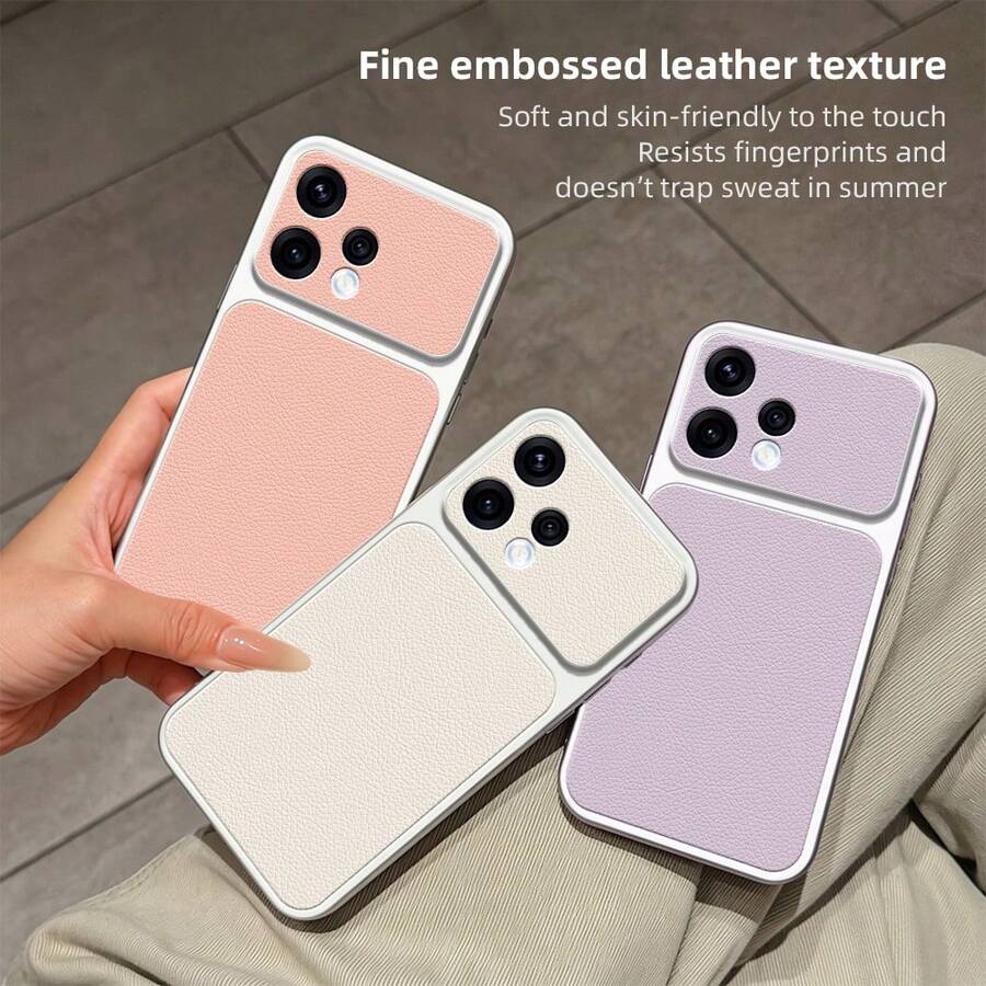 Casing Ponsel Kulit Asli Mewah, Lembut, Matte, Anti-Selip, Tahan Guncangan, Gaya Bisnis Klasik, Kemewahan Tanpa Ribet. Perlindungan Tepi Penuh, Perlindungan Lensa, Sentuhan Nyaman Ramah Kulit dengan Perlindungan Peredam Guncangan yang Tahan Lama, Desain Anti-Sidik Jari. Cocok untuk Reno 15 14 13/16Pro 15 Pro Max/13F 14F 15c 16 Pro 15 Pro Mini - Berwarna merah muda - View 1