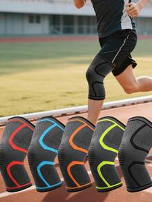 1pc Anti-Slip Knee Pad, Lightweight Comfortable Knee Support Sleeve For Outdoor Fitness, Badminton, Running, Cycling, Basketball - Knee Brace - View 1