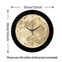 Modern Design Premium Creative Planet Decorative Wall Clock, Ultra-Quiet Quartz Movement, No Ticking Sound, Flat Design, Suitable For Decorating Living Room, Bedroom, Office, Kitchen And Cafe, Perfect Decorative Gift For Friends And Family, Can Be Used For Room Decor, Bedroom Decor, Dorm Decor, Back To School Decor, School Surprise, Back To School Season, Wedding Decor, Friend Birthday Gift, Home Decor And School Supplies. - Decorative Wall Clock - View 13