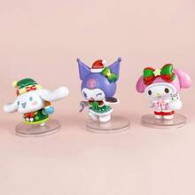 Sanrio Christmas Series Blind Box Random 1pc, PVC Exquisite Collectible Figurine Gift Box, Desktop Atmosphere Decor, Halloween Christmas New Year Birthday Universal Holiday Gift - Multicolor - View 8